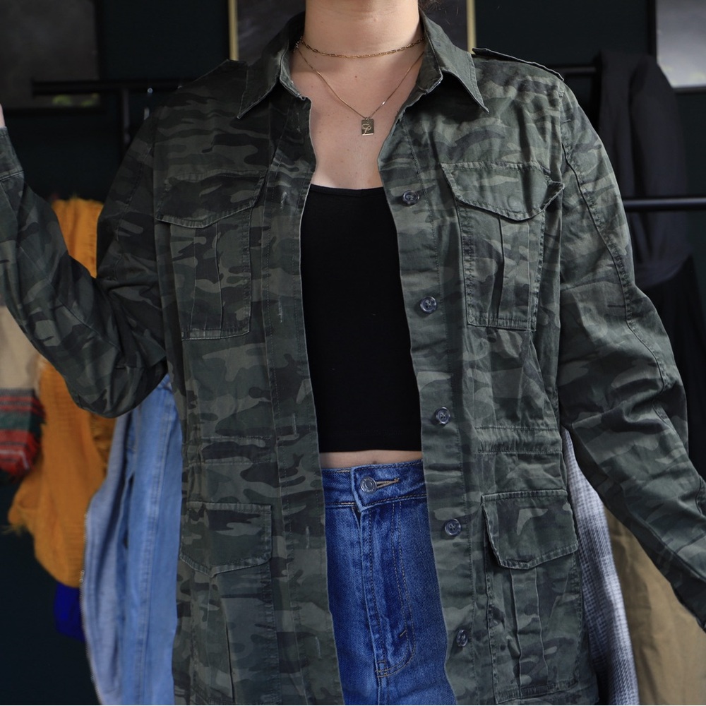 Buffalo David Bitton Camouflage Utility Jacket